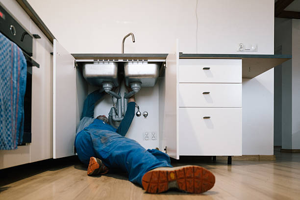Professional Drain Cleaning technician working in Union City, OH